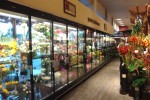 17 door custom floral display case from Borgen