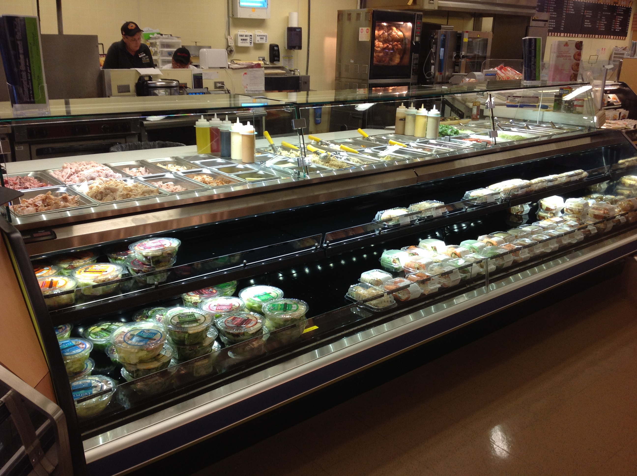 Low Food Prep Sandwich Display Case Systems