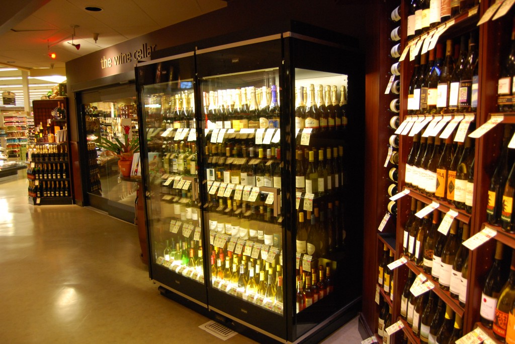 Merchandising Systems One Door Wine Cases