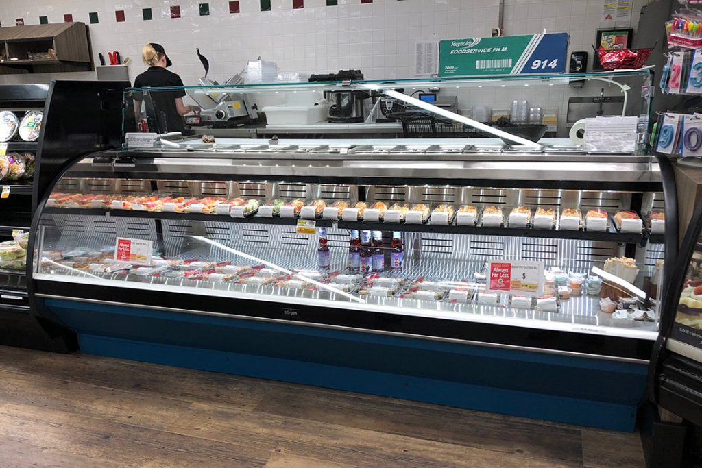 Supermarket Sushi Display Case Systems